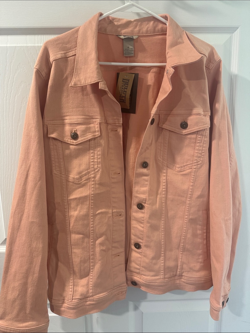 Duluth Trading Co Peach Denim Jacket